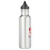 Denemarken Flag Cutout Waterfles (Links)