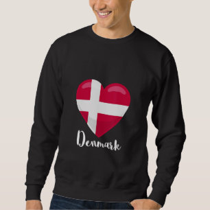 Denemarken Flag Heart Dansk Proud Danmark Roots Da Trui