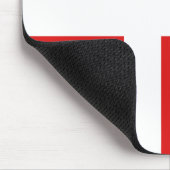 Denemarken Flag Mousepad Muismat (Hoek)