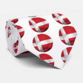 Denemarken Football Stropdas (Opgerold)