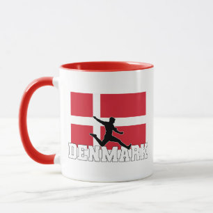 Denemarken Football Voetbal Nationaal Team Mok