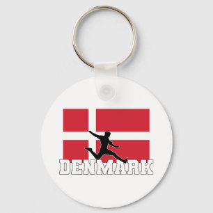 Denemarken Football Voetbal Nationaal Team Sleutelhanger