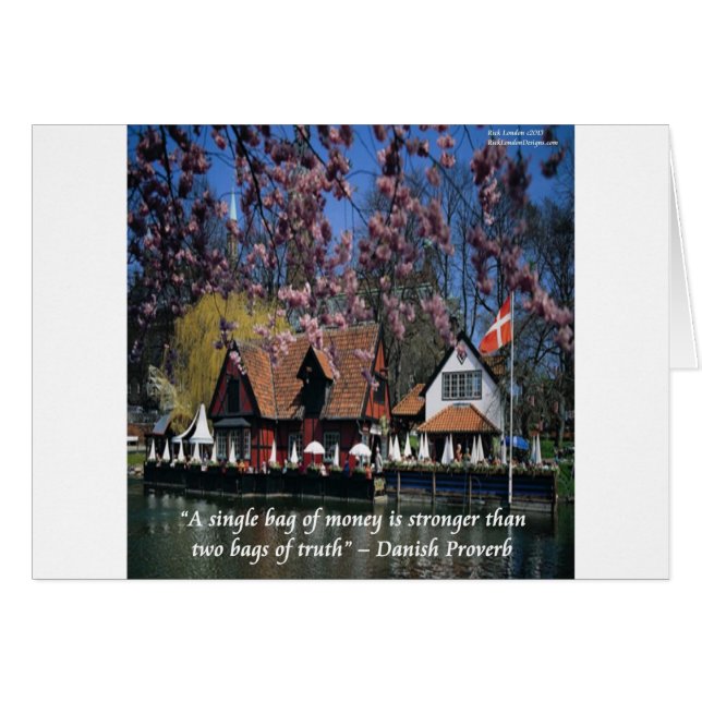 Denemarken Foto & beroemd Proverb (Voorkant Horizontaal)