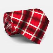 Denemarken Gentleman's Satin Tartan Stropdas (Opgerold)