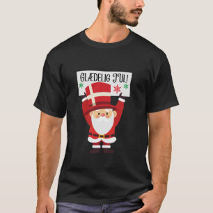 Denemarken Gl delig Jul Deens Vrolijk Kerstfeest G T-shirt