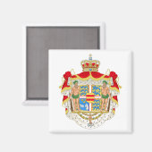 Denemarken Groter Wapen van Denemarken Magneet (Voorkant / Achterkant)