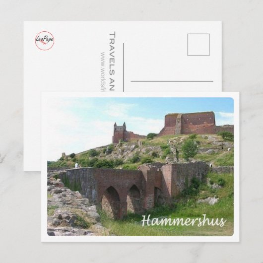 Denemarken - Hammershus - Briefkaart (Voorkant / Achterkant)