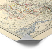 Denemarken, Hannover, Brunswick, Mecklenburg Poster (Hoek)