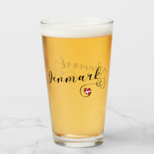 Denemarken Hart, Deense vlag Glas