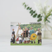 Denemarken, het land van Vikingen ansichtkaart! Briefkaart (Staand voorkant)
