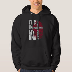 Denemarken Het Zit In Mijn DNA Schattige Deense Vi Hoodie