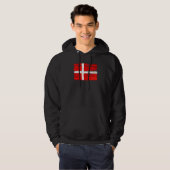 Denemarken Hoodie (Voorkant volledig)