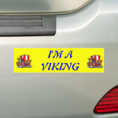 Denemarken- IK BEN EEN VIKING Bumper Sticker (Op auto)