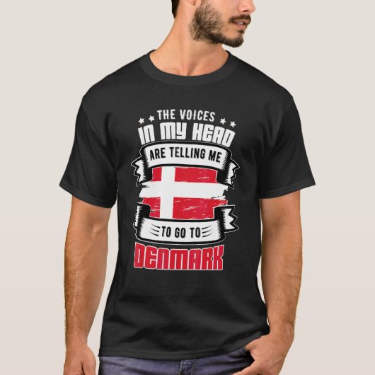 Denemarken in mijn hoofd t-shirt (Voorkant)