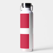 Denemarken Insulatopische fles, Deense vlag Waterfles (Voorkant)