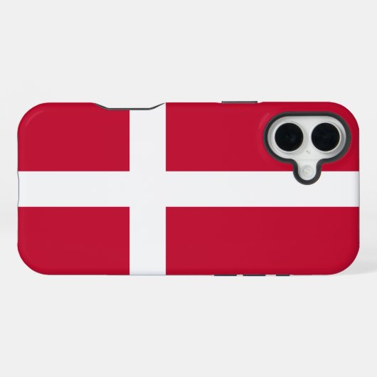 Denemarken iPhone Hoesje (Achterkant horizontaal)
