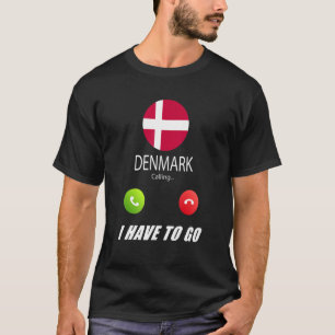 Denemarken is een groot land met een groot land t-shirt