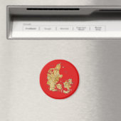 Denemarken Kaart Magneet (Insitu (Vaatwasser))