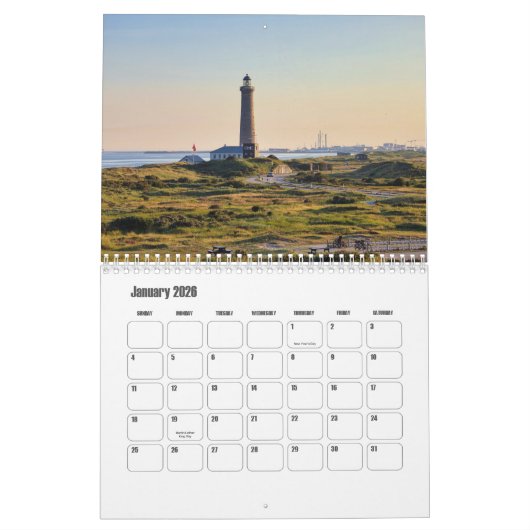 Denemarken Kalender (Jan 2026)