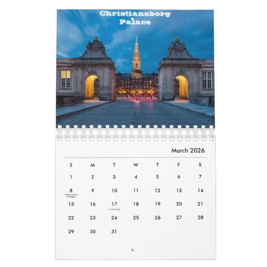 Denemarken Kalender (Mar 2026)
