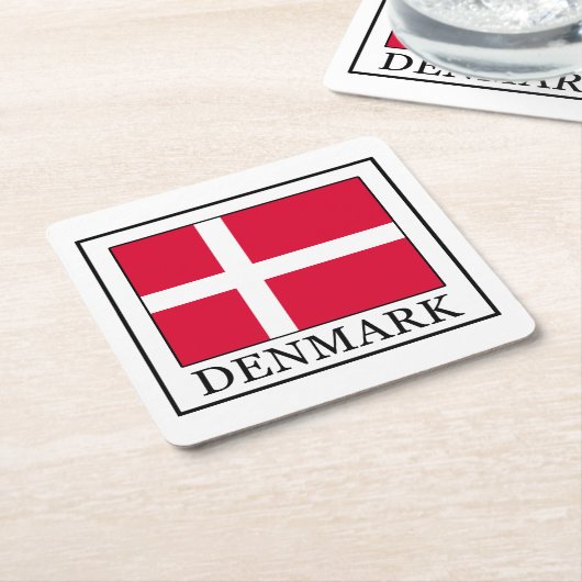 Denemarken Kartonnen Onderzetters (Schuin)