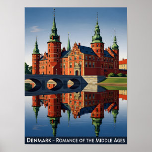 Denemarken – Kasteel Frederiksborg Poster