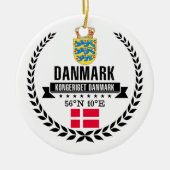 Denemarken Keramisch Ornament (Voorkant)