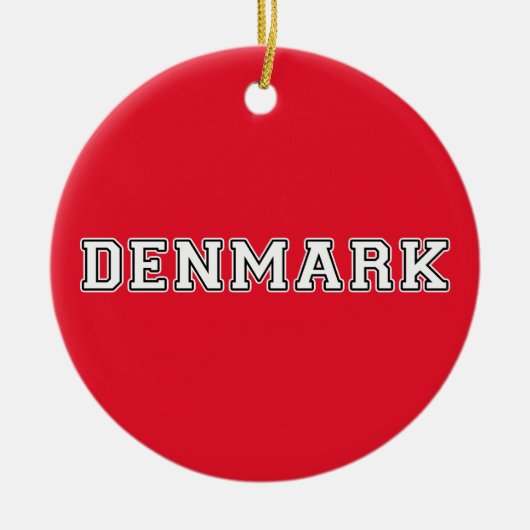 Denemarken Keramisch Ornament (Voorkant)