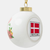 Denemarken Keramische Bal Ornament (Links)