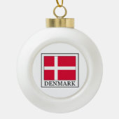 Denemarken Keramische Bal Ornament (Voorkant)