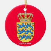 DENEMARKEN*- Keramische ronde-versiering Keramisch Ornament (Voorkant)