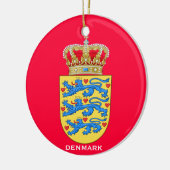 DENEMARKEN*- Keramische ronde-versiering Keramisch Ornament (Links)