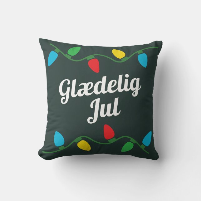 Denemarken Kerstdecoratie Kussen (Voorkant)