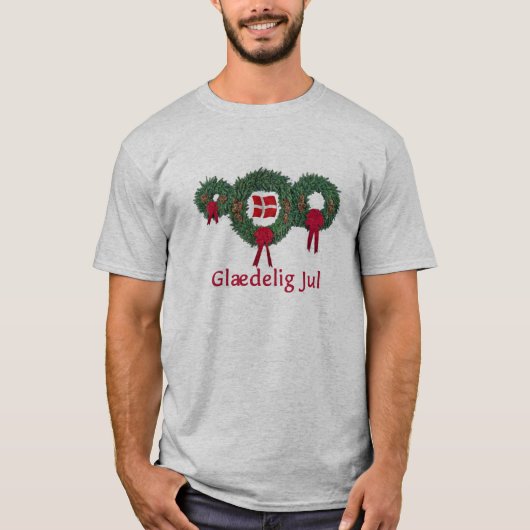 Denemarken Kerstmis 2 T-shirt (Voorkant)