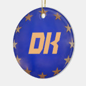 Denemarken kerstversiering Europese Unie Keramisch Ornament (Links)