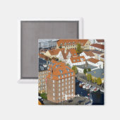 Denemarken koelkast magnet (Voorkant / Achterkant)