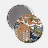 Denemarken koelkast magnet (Voorkant / Achterkant)