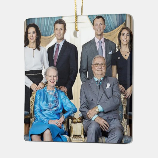 Denemarken Koninklijk kerstfeest Keramisch Ornament (Links)
