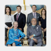 Denemarken Koninklijk kerstfeest Keramisch Ornament (Voorkant)