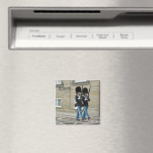 Denemarken Koninklijke Garde Magnet! Magneet (Insitu (Vaatwasser))