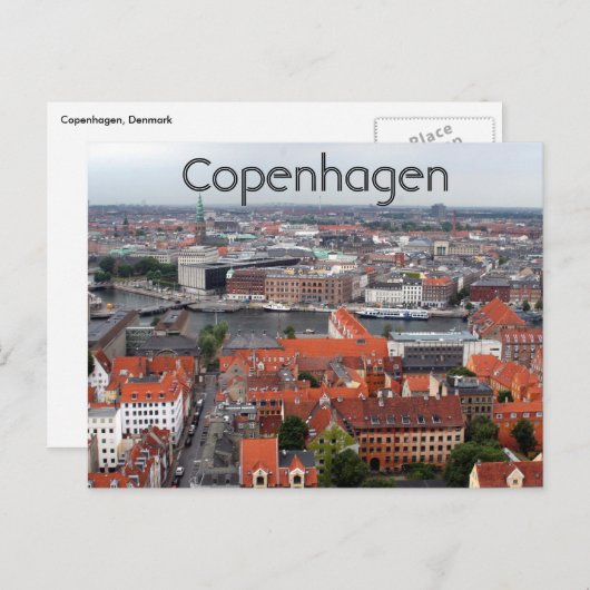 denemarken kopenhagen briefkaart (Voorkant / Achterkant)