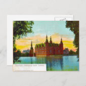 Denemarken, Kopenhagen Friedfricsberg Castle 1912 Briefkaart (Voorkant / Achterkant)