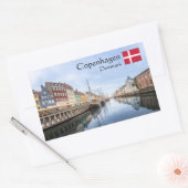 Denemarken Kopenhagen Rechthoekige Sticker (Envelop)