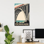 Denemarken Kunst Jutland Print Funen Reisposter (Thuiskantoor)