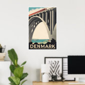 Denemarken Kunst Jutland Print Funen Reisposter (Thuiskantoor)