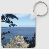 Denemarken: Kust van Denemarken Sleutelhanger (Achterkant)