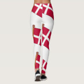 Denemarken Land Vlag Thunder_Cove Leggings (Achterkant)