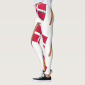Denemarken Land Vlag Thunder_Cove Leggings (Links)