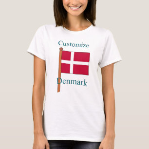 Denemarken Land Vlag Thunder_Cove T-shirt