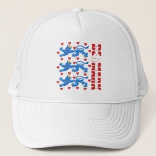 Denemarken leeuwen logo Danmark koninklijk crest Trucker Pet